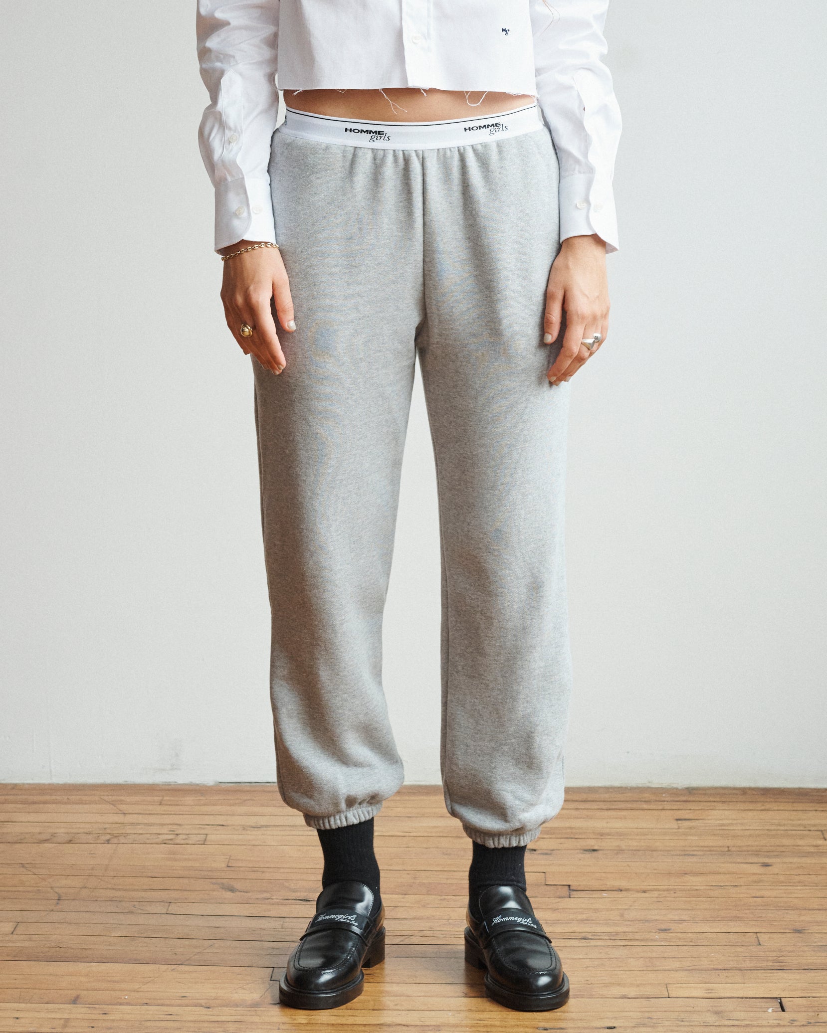 vintage grey sweatpants for kids, fashionable, durable