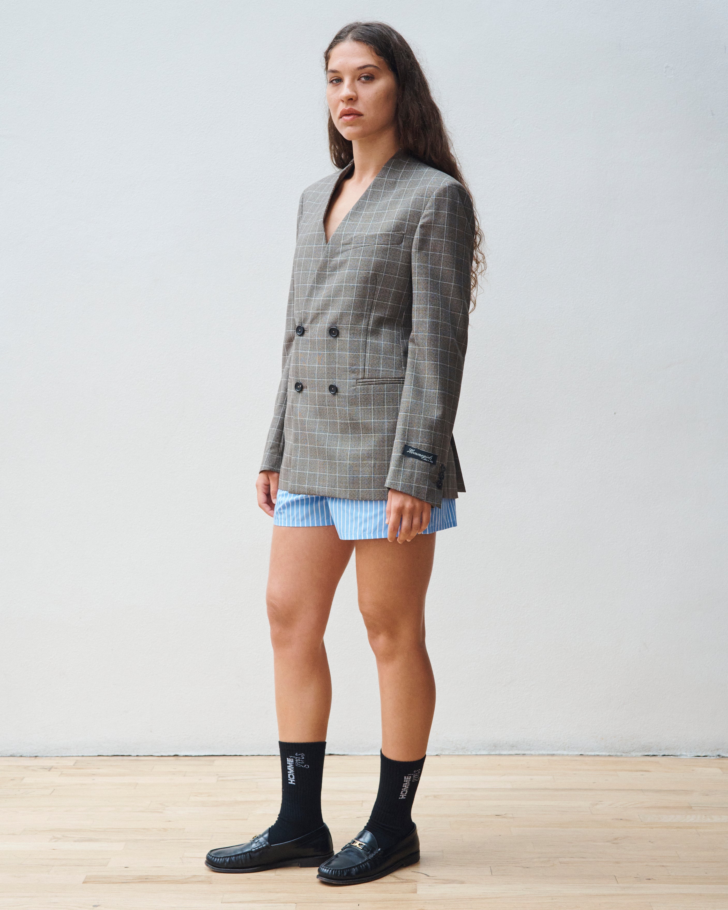 Collarless Blazer HOMMEGIRLS