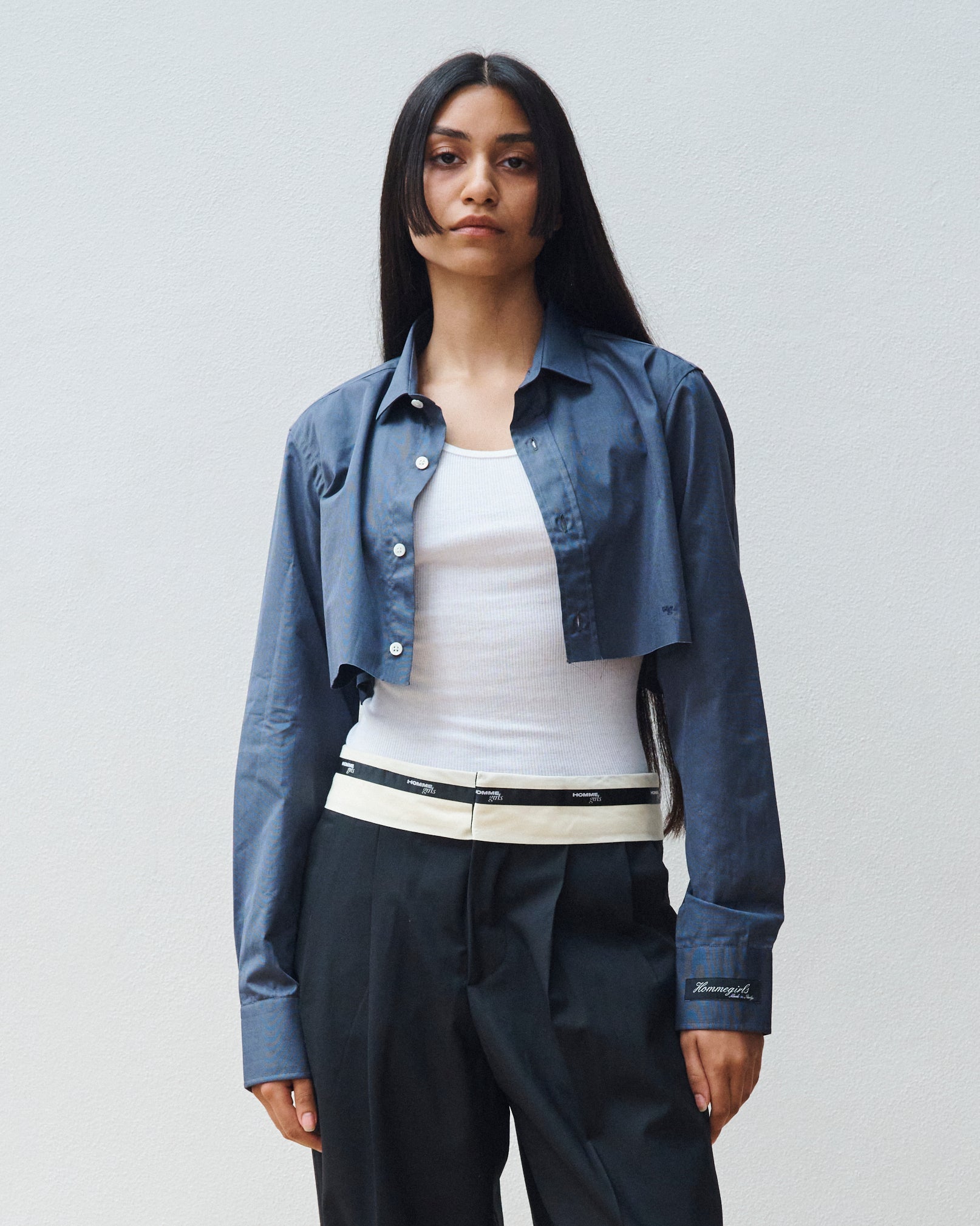Cropped denim jacket - Light denim blue - Ladies | H&M