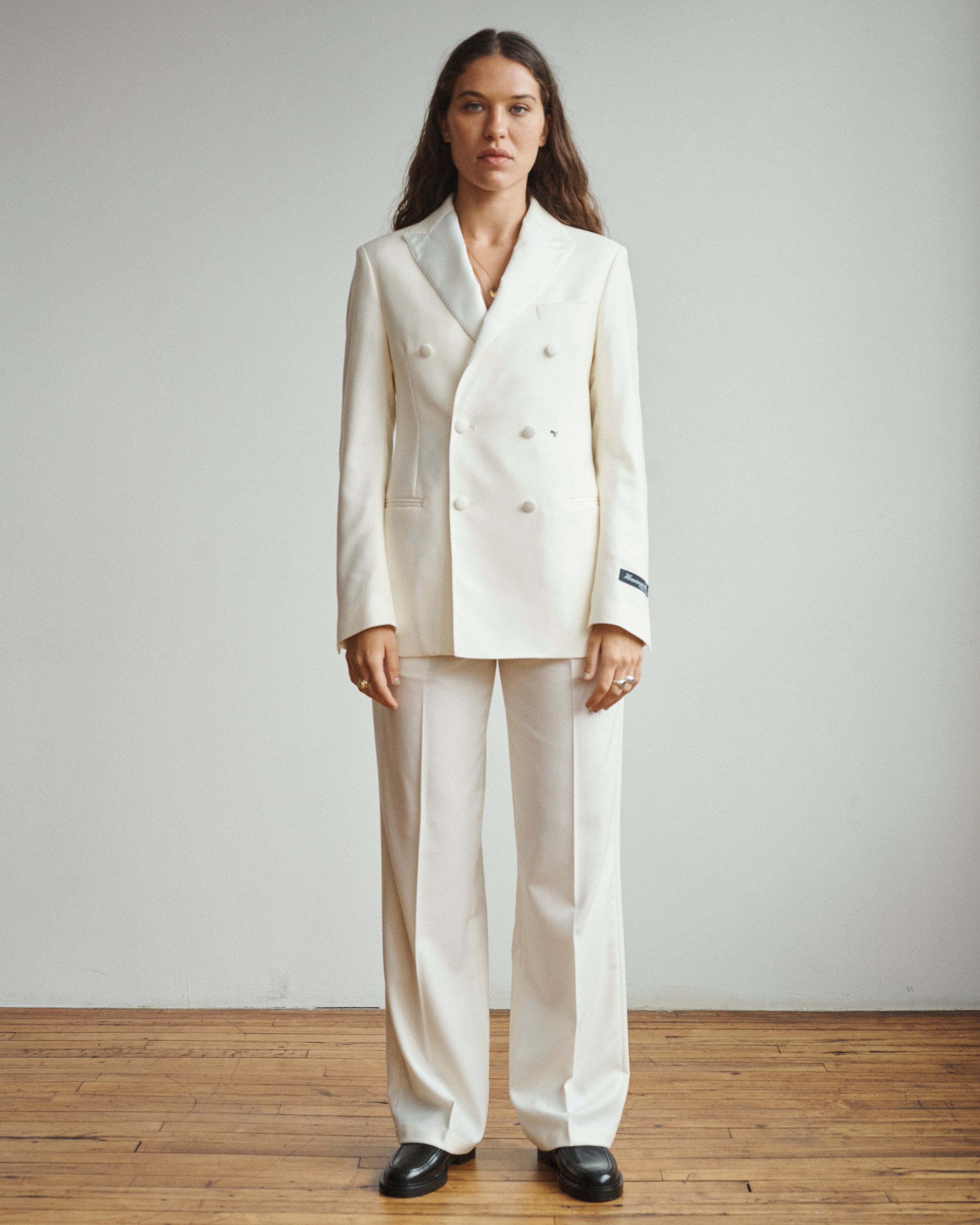 White 2025 formal coat