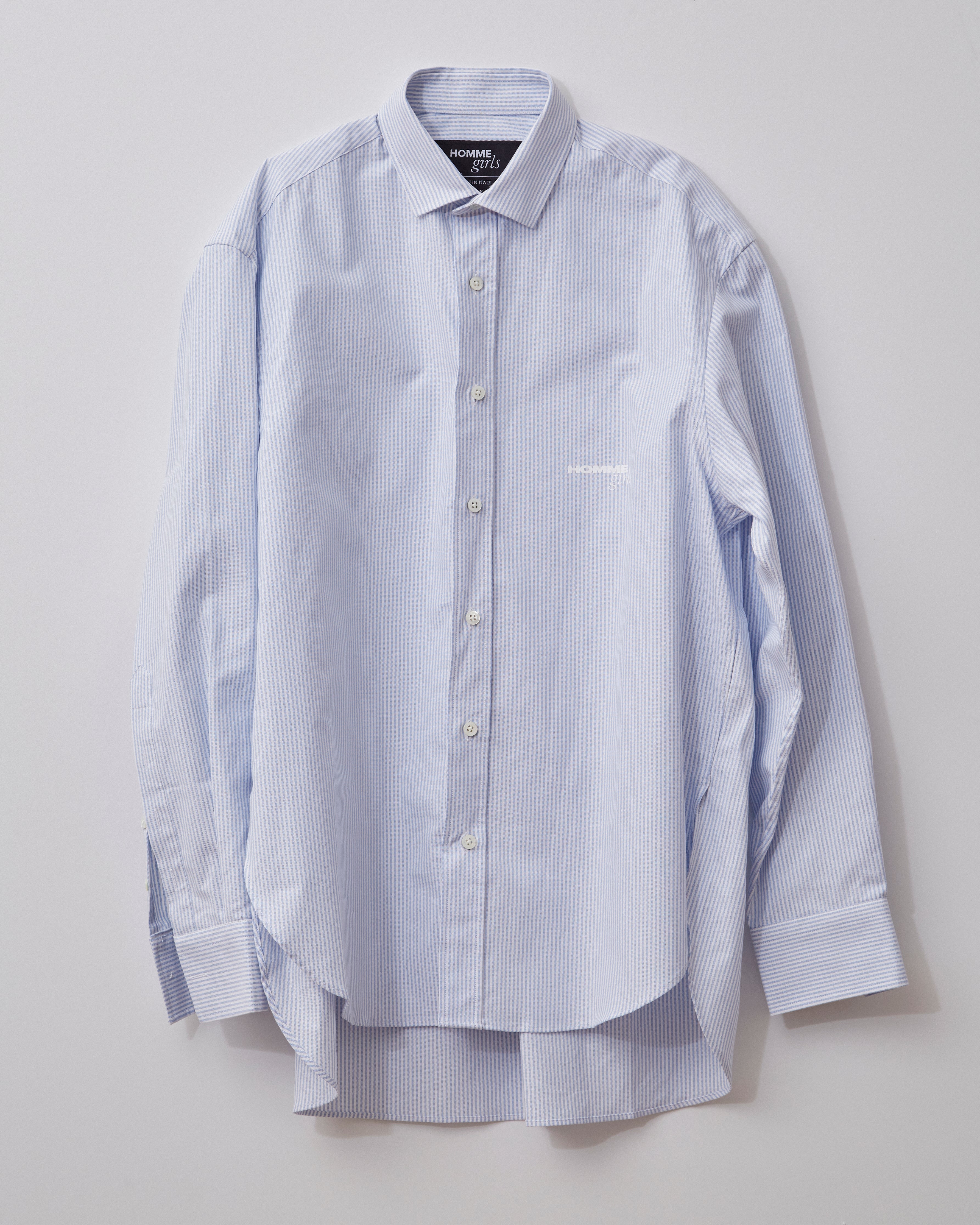 Oversized Shirt in Oxford Stripe