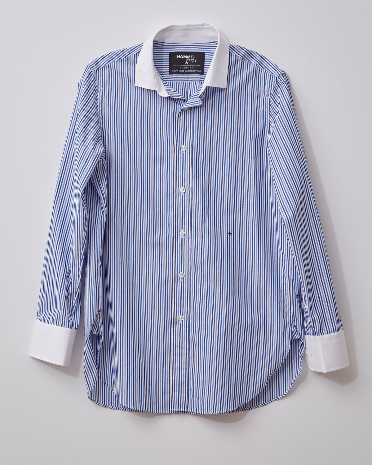 Blue Multi – HOMMEGIRLS Shirt Stripe
