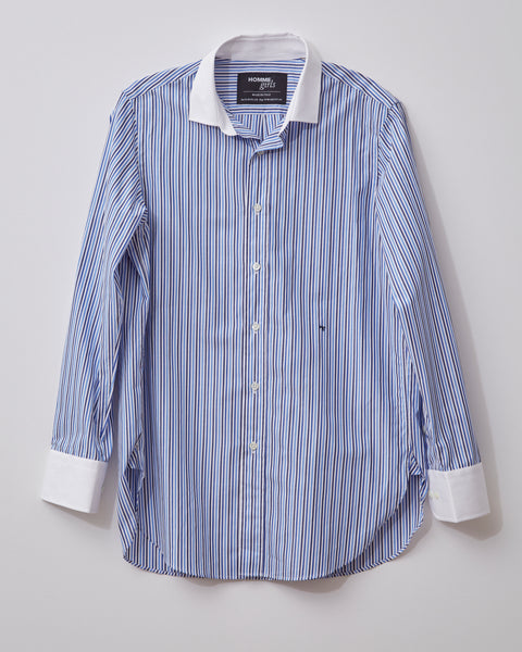 Multi Blue Stripe Shirt – HOMMEGIRLS