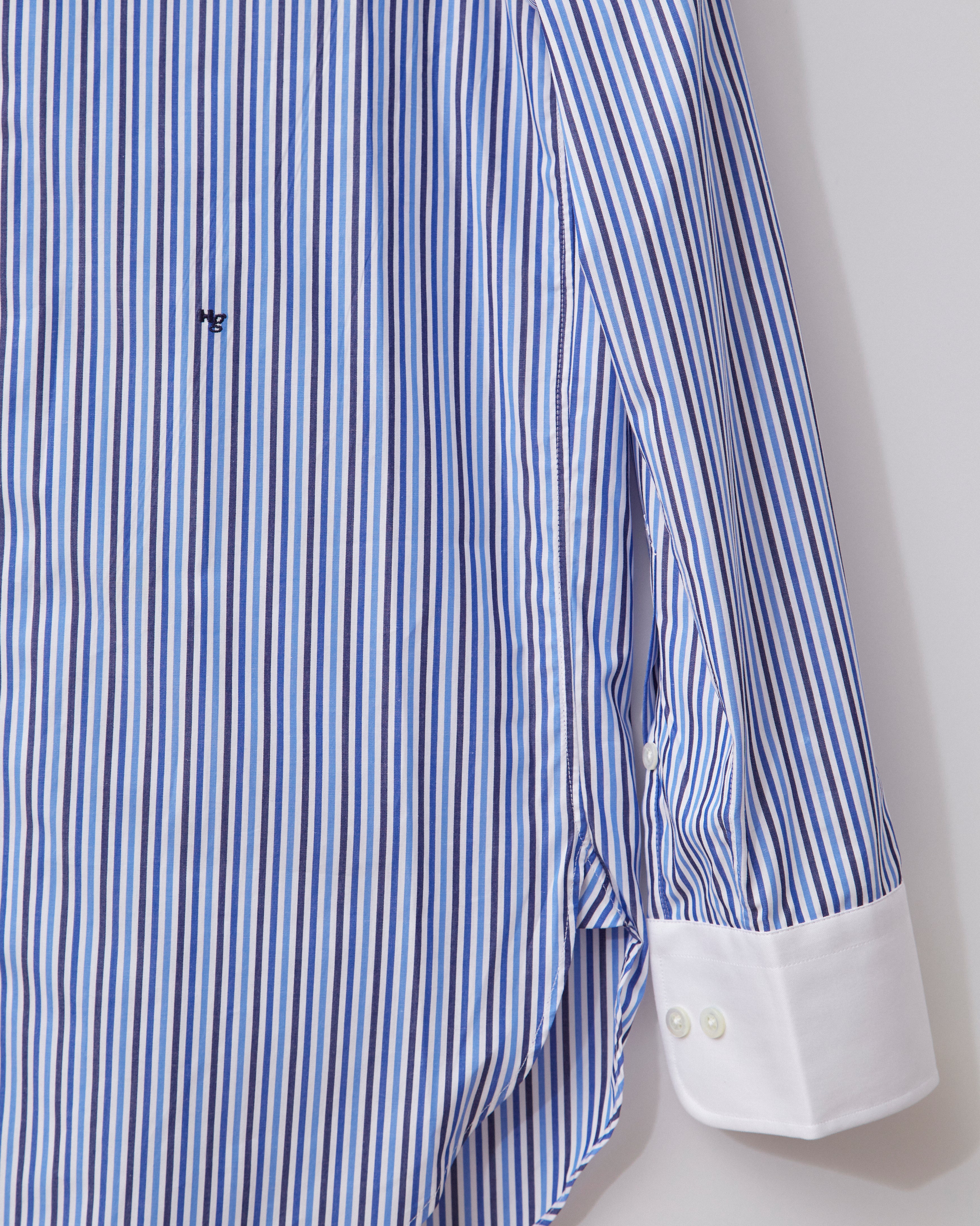 Striped store blue shirt