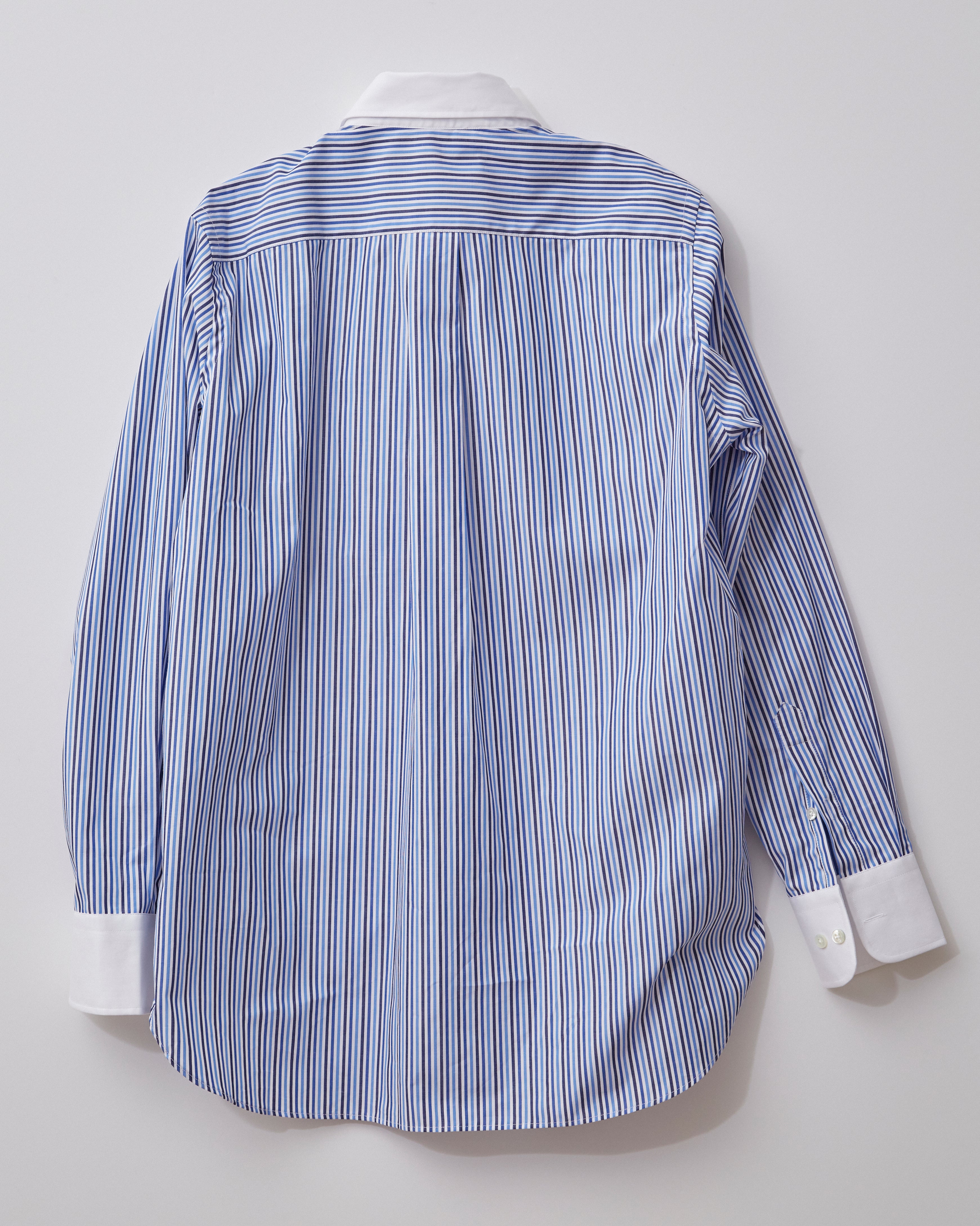 Multi Blue Stripe Shirt