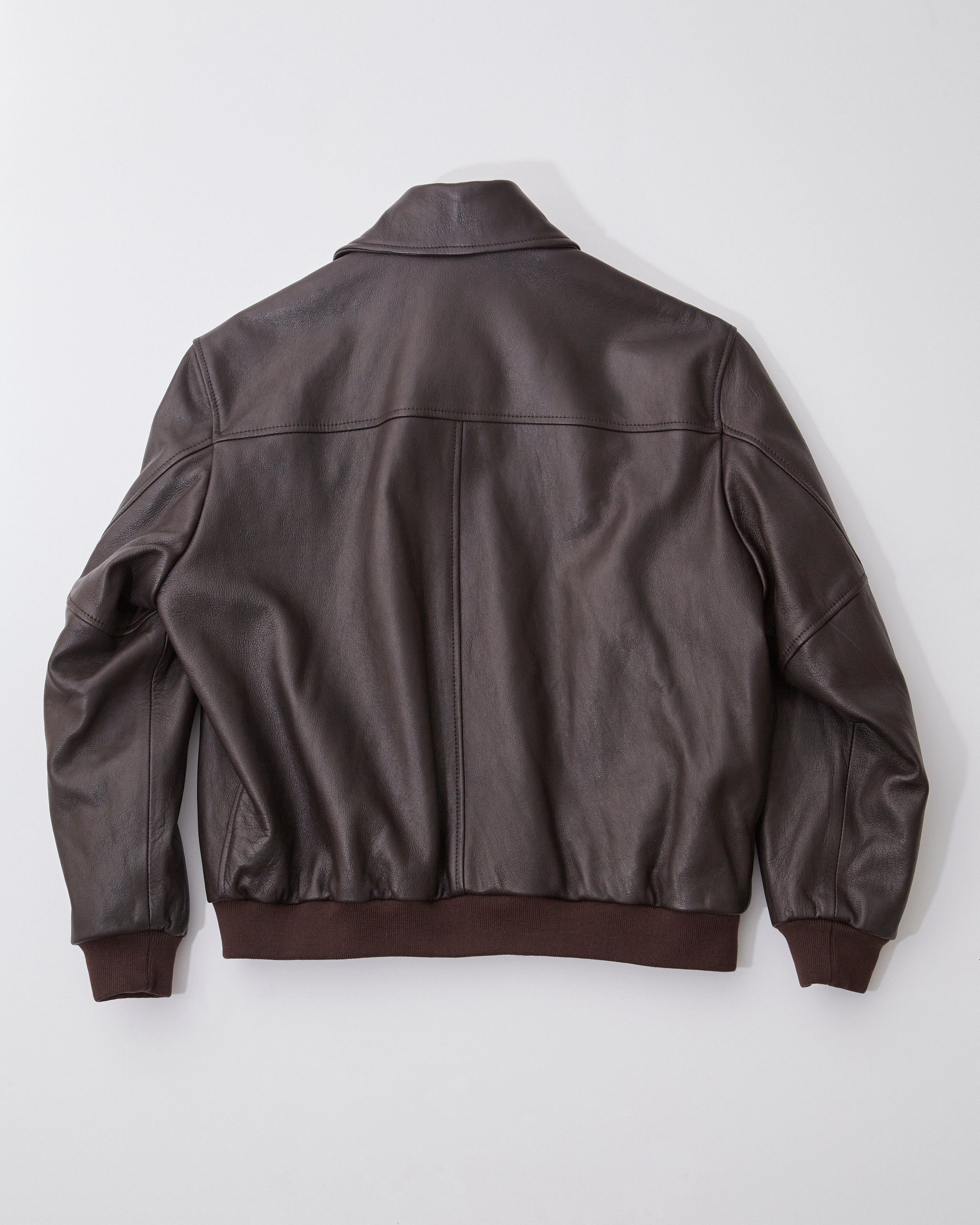 Mauritius Modern Fit Genuine Leather Bomber Jacket | All Sale| Men's  Wearhouse