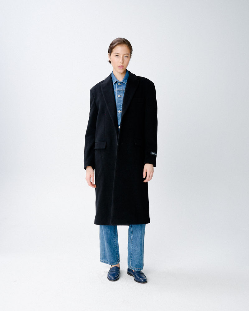 Classic Overcoat in Black