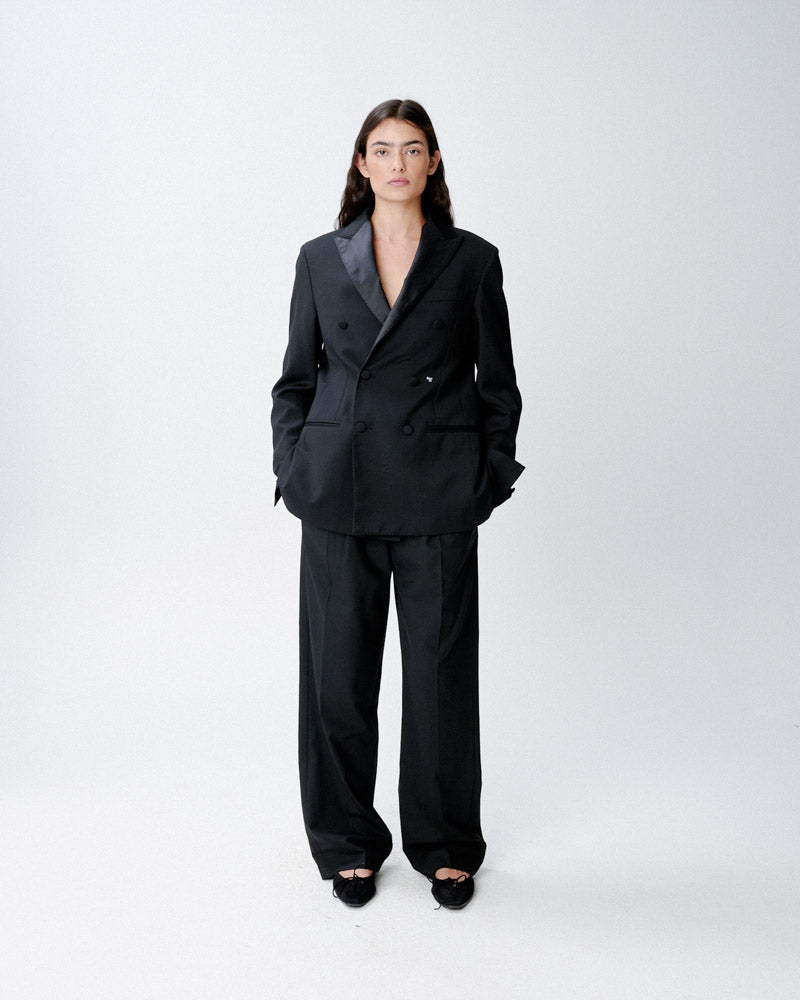 Tuxedo Pant in Black