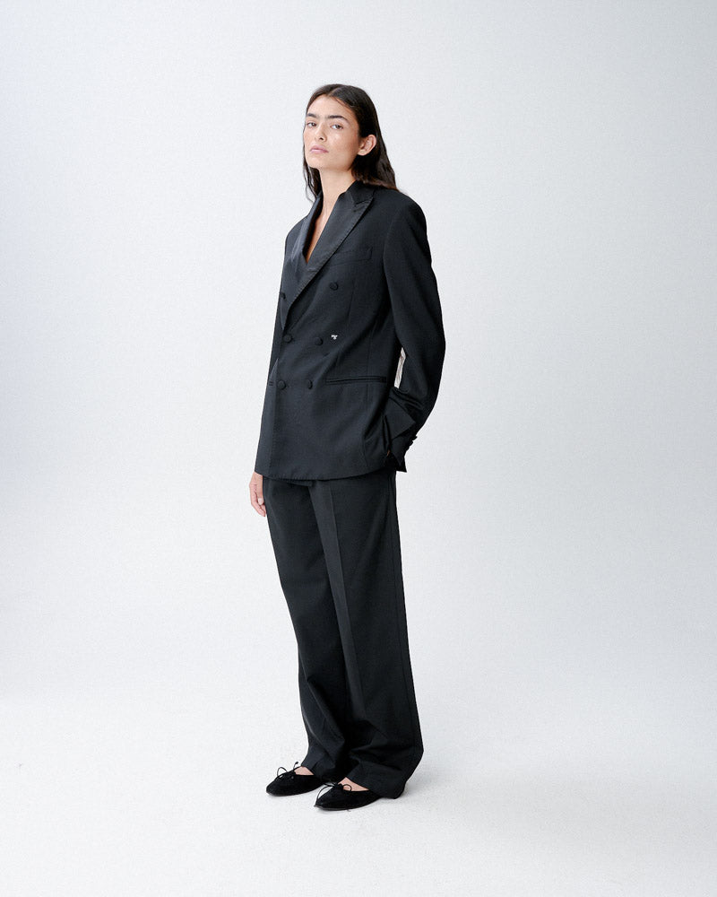 Tuxedo Pant in Black