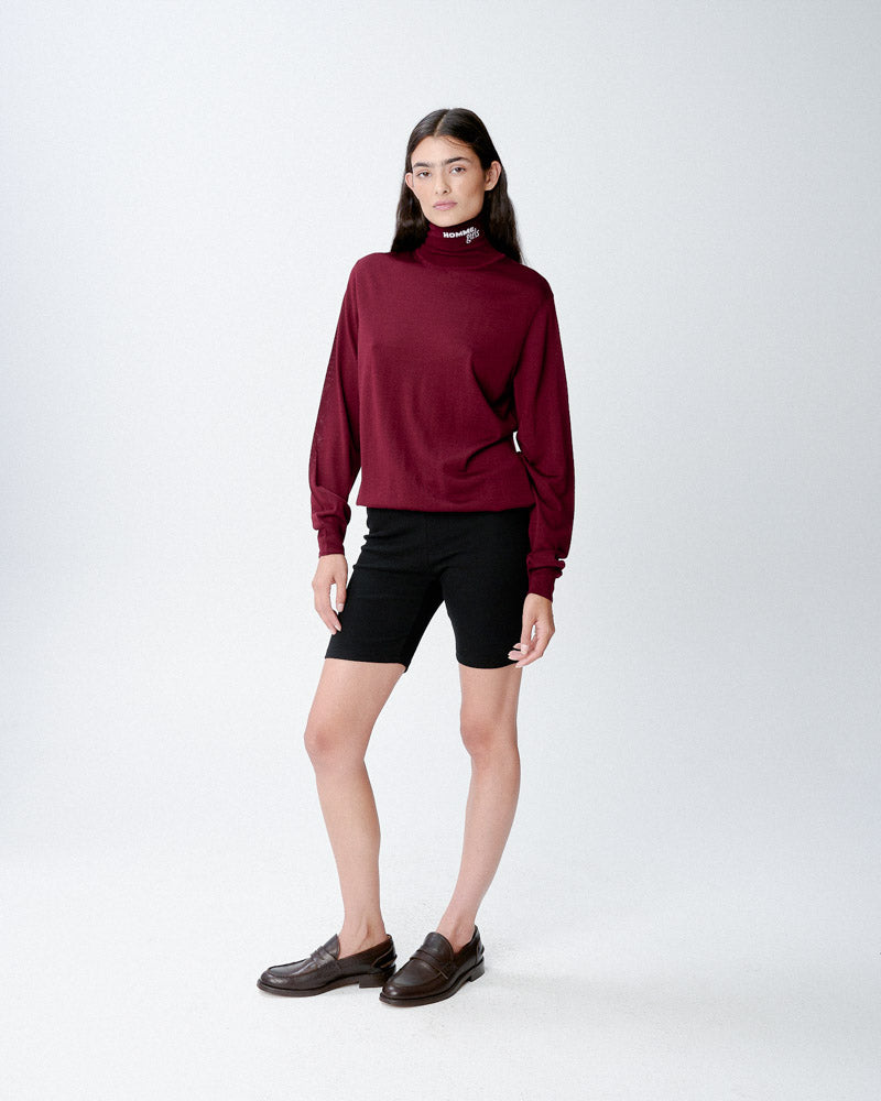 Turtleneck in Burgundy